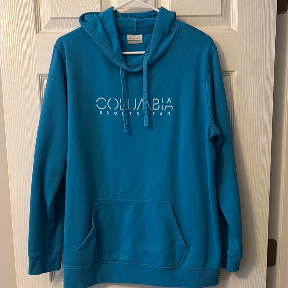 Columbia Blue Hoodie 1X
